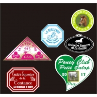 Plaques PVC - 1 couleur